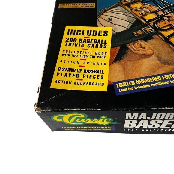 VINTAGE CLASSIC MAJOR LEAGUE BASEBALL 1991 COLLECTOR'S EDITION TRIVIA BOARD GAME - Picture 13 of 16